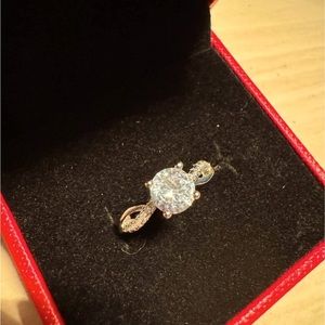 Moissanite Engagement Ring